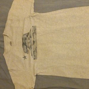 Ocean Current Large Gray Tshirt